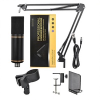 ZX330 Nouveau microphone XLR 48V professionnel pour studio d'enregistrement, microphone à condensateur, réduction du bruit, métal, diffusion sur ordinateur portable