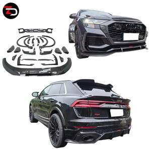 Vente chaude AB T Style Kit de carrosserie en carbone lèvre avant lèvre de pare-chocs arrière becquet de toit pare-chocs avant Canard pour <span class=keywords><strong>Audi</strong></span> RSQ8 2019 à <span class=keywords><strong>2024</strong></span> - Product Image 1