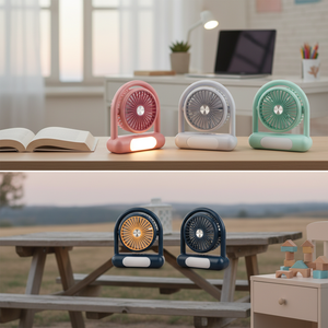 Mini ventilador de techo LED de 6,3 \ "recargable con 72/2/36PCS/CS - Product Image 5
