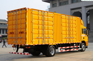 Camion de fret diesel Shacman à 6 roues, capacité de 10 tonnes, camionnette à caisse fermée, boîte de vitesses manuelle - Product Image 5