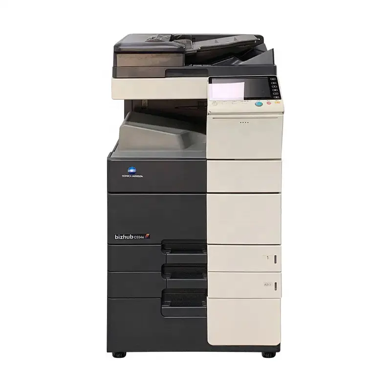 Impressoras Laser Usadas Fotocopiadoras Máquinas a Cores para Copiadoras Konica Minolta Bizhub C554 C554e EUA