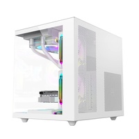 AntarcChill Wholesale Micro Atx Mid Tower Computer Desk Case Gaming Computer Casing Desktop Gaming Pc Case Cabinet