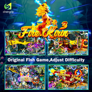 Salle de jeux californienne Jeu de poissons à 8 joueurs 55 pouces Lcd installé Machine de tir de poisson à monnayeur multi-sièges Air Strike 3 PCB - Product Image 4