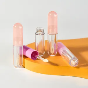 Private Label wholesale price customize color high quality clear changing lip gloss tubes