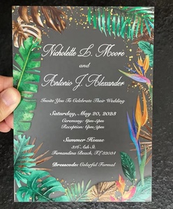 Invitations de mariage givrées <span class=keywords><strong>d</strong></span>écoupées au laser personnalisées de luxe en plexiglas impression UV <span class=keywords><strong>carte</strong></span> <span class=keywords><strong>d</strong></span>'<span class=keywords><strong>invitation</strong></span> de mariage en acrylique avec boîte - Product Image 4