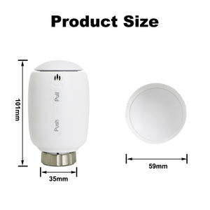 Tuya Smart Wifi Zigbee attuatore riscaldamento termostato valvola radiatore intelligente - Product Image 4