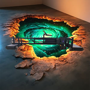 Imprimante de marquage mural à jet d'encre élégante avec encre UV Résolution 600dpi Nouvelle condition-pour concevoir l'art mural et l'embellissement - Product Image 1