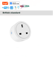 Doodle WiFi Smart Socket 16A-20A avec mesure de la puissance, application mobile pour télécommande, compatible avec les prises US, EU et UK
