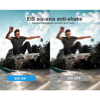 Ventes chaudes, caméra d'action étanche 5 m, enregistreur vidéo sportif d'extérieur à double écran tactile HD 5K, grand angle 170°