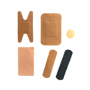 Bsci by 10 Bandas Adhesivas de Silicona con Logotipo Personalizado en Tono de Piel, OEM, Animadas, de Tela Elástica, Vendajes Adhesivos Azules - Product Image 1