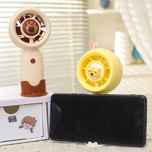 Portable Handheld Rechargeable Fan With 3 Speeds <b>Battery</b> <b>Operated</b> Desk Fan For Outdoor Indoor Use - Product Image 3