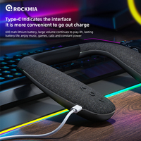 Rockmia Marque EBS-908 Vente Chaude Haut de Gamme Haut-parleur Portable à Porter Autour du Cou Fonction Mains Libres Sans Fil Étanche Extérieur Portable