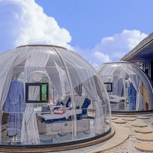 360 °   Carpa Burbuja <span class=keywords><strong>de</strong></span> Cristal Transparente - <span class=keywords><strong>Diseño</strong></span> <span class=keywords><strong>de</strong></span> Habitación Estrellada para Exteriores con Módulo <span class=keywords><strong>de</strong></span> Oficina Desmontable para Jardín - Product Image 1