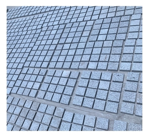 Tự nhiên bạc trắng Xám Granite <span class=keywords><strong>G603</strong></span> lát đá ngoài trời đường lái xe Patio pavers tấm đá gạch flamed chống trượt kết thúc - Product Image 1