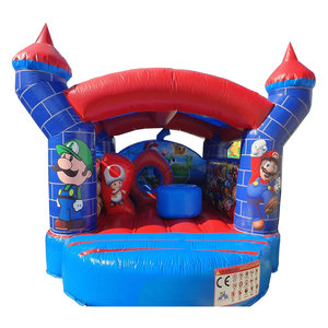 Bơm hơi siêu Anh Trai lâu đài bouncy Mario Bros bơm hơi với trượt lâu đài bơm hơi với trượt sân sau Bouncer - Product Image 4