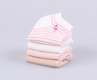 Chaussettes Flamingo brodées de couleur chaude pour femmes Motif brodé personnalisé