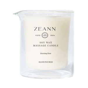 Bougies de massage en pot de verre double couche faites à la main pour la décoration de la maison livraison rapide expérience d'aromathérapie relaxante - Product Image 3