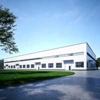 Estructura Metálica de Acero para Construcción Industrial, Cámara Frigorífica Modular, Duradera, de Alta Calidad, con Marco Q235 Recubierto de Epoxi