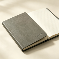Carnet à couverture rigide en cuir PU souple, journal personnalisé gaufré, format A5, cadeau d'entreprise