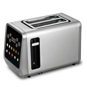 <span class=keywords><strong>Tostadora</strong></span> de 4 rebanadas Pantalla táctil <span class=keywords><strong>Ranura</strong></span> larga de 1,5 ", <span class=keywords><strong>tostadora</strong></span> de pan inteligente de acero inoxidable para Bagel Muffin Waffle, temporizador, descongelación, recalentamiento - Product Image 4