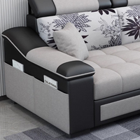 Meubles en gros, canapé en tissu en forme de L au design simple, canapé moderne de luxe, ensemble de canapés pour la maison, meubles pour le salon