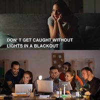 15W A19 E27 LED Wiederauf ladbare Glühbirnen-Not leuchte Leuchtet den Stromausfall 2000mAh für das Camping zelt zu Hause auf
