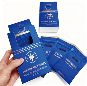 Boîte d'affichage et sac personnalisés pour papier à rouler <span class=keywords><strong>BLUNT</strong></span> WRAP, emballage en mylar <span class=keywords><strong>de</strong></span> 3,5 g, sacs en mylar avec boîte d'affichage GRATUITE pour papier à rouler <span class=keywords><strong>BLUNT</strong></span> WRAP - Product Image 5