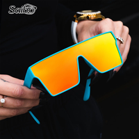 Kacamata Hitam Sport Fashionable Internasional Bingkai Penuh Polarisasi Ultra-Ringan TR Logo Kustom Terbaru