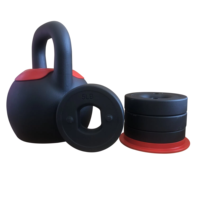 Nouvelle arrivée Kettlebell réglable en fonte 40lb nouveau design