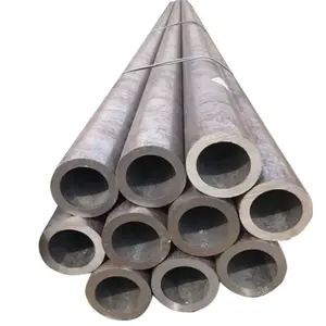 Tubo de aço carbono sem costura redondo, tubo de aço carbono com seção oca, A106 API 5L A53 A106 API 5L sch 40 ERW