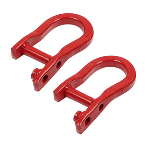 Crochet de remorquage en acier rouge 19,3 cm pour Chevrolet Silverado Sierra 1500 2007-2019 - Product Image 2