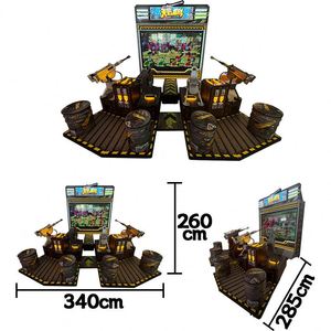 Flamestone Multi-Player Shooting Arcade <b>Machine</b> Immersive Gun Controllers for <b>Amusement</b> Parks Game Centers Coin Operated Games - Product Image 4
