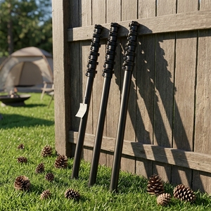 Perche <span class=keywords><strong>de</strong></span> nettoyage télescopique en fibre <span class=keywords><strong>de</strong></span> carbone pour l'entretien des toitures avec longueurs personnalisées et compatibilité des brosses - Product Image 3