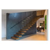 Bandes d'escalier flottantes Ace Kits d'escaliers modulaires Avantages uniques des escaliers flottants en bois