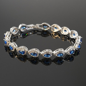 Nuovo Design Bracciale da Donna con Pietra CZ 5A a Goccia Zirconia <span class=keywords><strong>Starlet</strong></span> Bracciali Trendy con Charm per Donne - Product Image 3