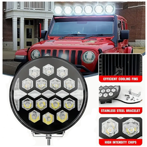 Hot Selling <strong>9</strong> Inch 120W Amber White DRL Spotlight <strong>Light</strong> Ip68 <strong>Led</strong> Driving <strong>Light</strong> Truck Car UTV ATV Auto <strong>Led</strong> <strong>Work</strong> <strong>Light</strong> - Product Image 3