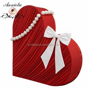 Support de toile de fond en forme de cœur bordeaux ANNIELU pour Noël, cadre en forme de cœur pour mariage, arche drapée pour fête de Noël, événement, décoration de photomaton - Product Image 5