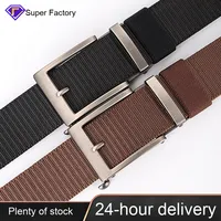 Langqin Ceinture tactique d'extérieur pour homme Boucle en alliage épais et solide Confortable Design décontracté Automatique Pantalon classique Polyester