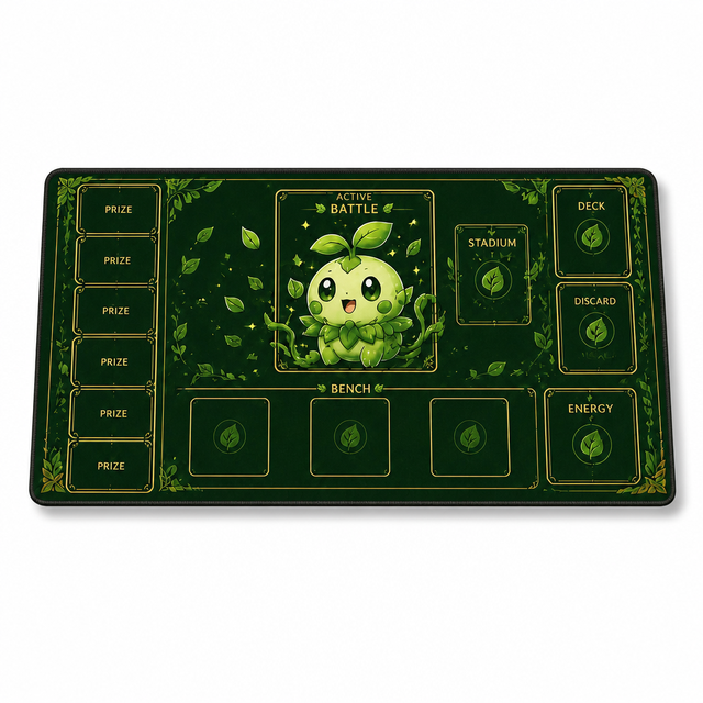 300DPI Custom TCG Playmat with Natural Rubber Anti-Slip Base Print Your Design 24x14in for Trading Card Game Bulk Factory