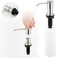Clear Acrylic Shampoo Bottle Pumps, Liquid Soap Dispenser