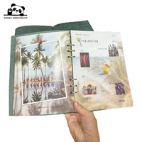 Porte-menu en cuir véritable haut de gamme pour pâtisseries et snacks, classeur à anneaux avec couverture en cuir véritable, porte-vin