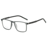 Fournisseur de lunettes en gros, lunettes de sport ultralégères, lunettes carrées surdimensionnées, anti-lumière bleue, monture TR90, lunettes optiques unisexes