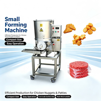 Machine à fabriquer des nuggets de poulet style KFC VICMAI, en acier inoxydable 304, équipement industriel de transformation d'aliments frits à haute capacité