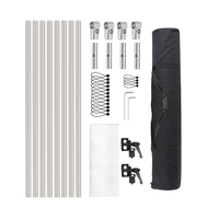 Diffuseur de lumière translucide 1,5*2,1M avec cadre papillon pour studio photo et vidéo