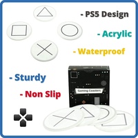Dessous de verre Playstation en acrylique classique style PS5 personnalisé