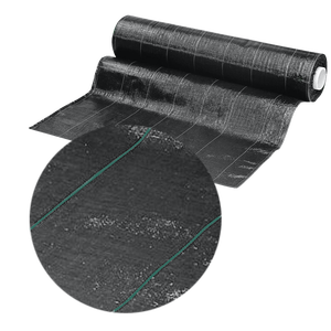 CARDINALE BLACK PE Mulching Filler 1x100 Mt Película de invernadero plegada H1 con procesamiento UV Control de malezas Moldeo por soplado Material PE - Product Image 1