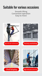 Electric Articulating Boom Lift Hydraulic Scissor Lift <b>Mobile</b> <b>AC</b>-Powered Platform Construction Hotels Printing Shops Used - Product Image 5