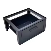 Casiers métalliques modernes avec tiroirs pour la maison, les appartements et les hôtels – Base pour machine à laver, rangement chambre/salle de bain