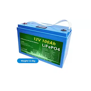 工厂定制Lifepo4 100ah 150 Ah 200ah 12伏锂电池Rv太阳能锂离子电池