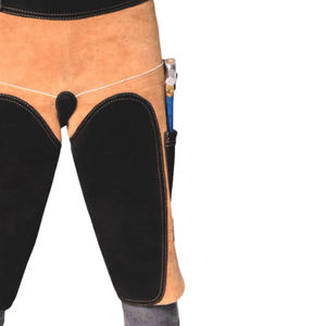 Delantales de herrador personalizados 2025 Oem nueva moda hecha en Pakistán Top equitación delantales de herrador de cuero de gamuza personalizados de alta calidad - Product Image 5